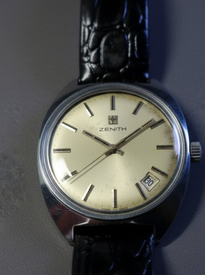 Jumbo Zenith Swiss Made Vintage HIGH BEAT 28800 mechanische Uhr guter Zustand