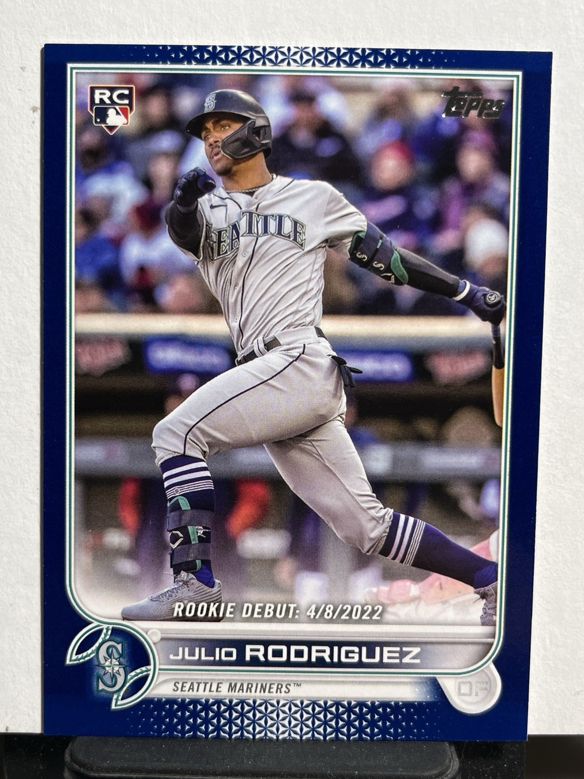 2022 Topps Update Series - Rookie Debut Julio Rodriguez #US97 Royal Blue (RC)