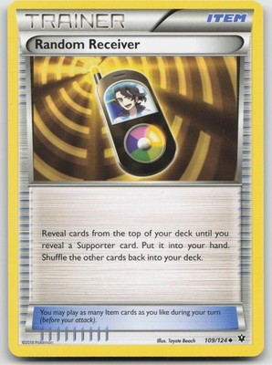 Random Receiver 109/124 Uncommon Fates Collide Pokemon Near Mint