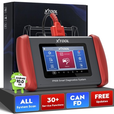 XTOOL IP608 Automotive Scanner Diagnostic Tool, All System OBD2 Scanner with ...