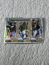 2021 Bowman Chrome Talent Pipeline #TP-OAK Allen/Barrera/Holmes (RC) IP Signed