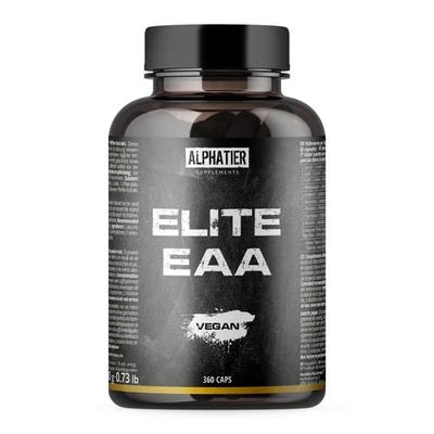ALPHATIER SUPPLEMENTS EAAs Kapseln hochdosiert vegan - EAA Aminosäuren Komplex - mit BCAA - Aminos