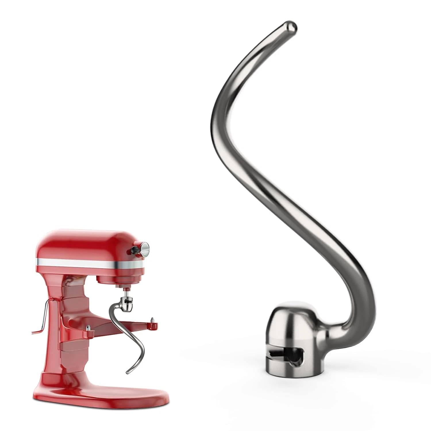 Stainless Steel Dough Hook for KitchenAid 5QT-6QT Bowl-Lift Stand Mixers, Fit...
Opens in a new wind
