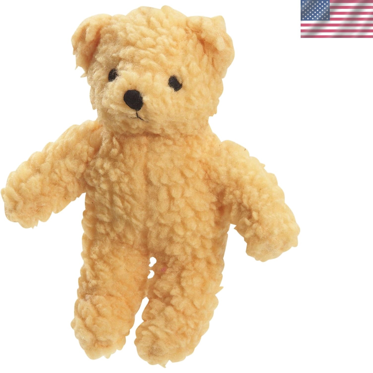 Soft Yellow Berber Fleece Dog Toy - Perfect Comfort for All 