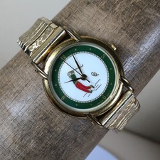 Consort Women V-101 Fashion Gold Expansion Bracelet Quartz 30mm Watch 6 1/2"