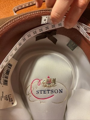 L.L Bean Vintage Stetson 6 3/4 54 Cm Moose River Hat Khaki Color