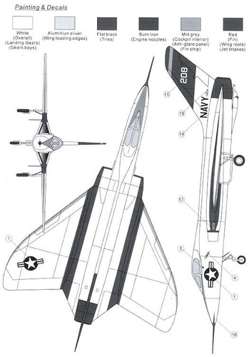 Anigrand Models 1/72 DOUGLAS XF5D-1 SKYLANCER Jet Fighter Prototype - Picture 4 of 4