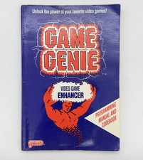 MANUAL Game Genie Video Game Enhancer Nintendo NES 1991 Programming Code Book