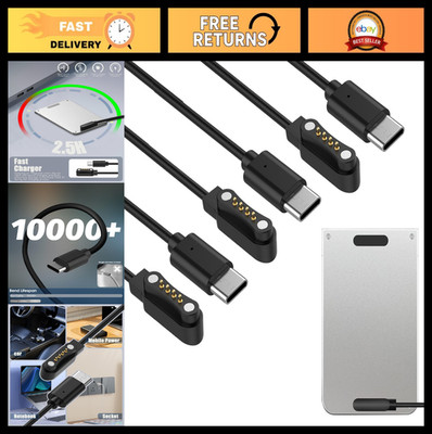 3 Pack USB-C Charging Cable for Note Pro AI Voice Recorder, 1m Portable Magnetic