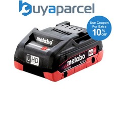Metabo 18v CAS 4AH Slide Battery Pack Compact LiHD Ultra M Technology 625367000