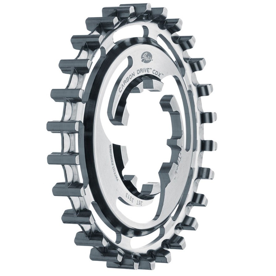 Задняя шестерня Gates Carbon Drive CDX для Enviolo, 26T, обработанный алюминий