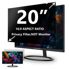 20 Inches Computer Privacy Screen Filter for 16:9 Widescreen Monitor  Remova...