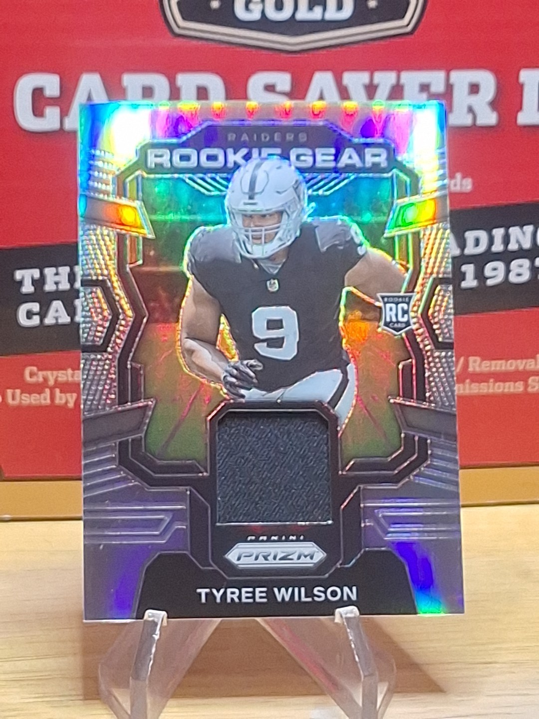 Tyree Wilson Panini Prizm Rookie Gear #RGTW Base