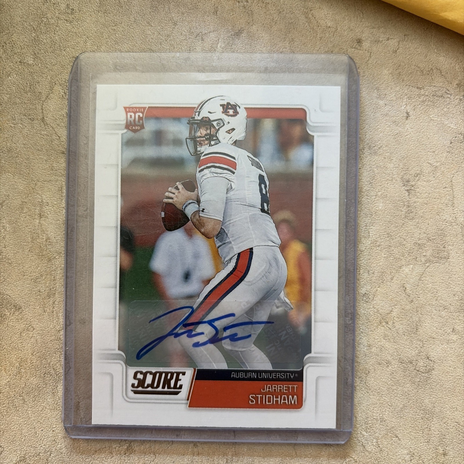 JARRETT STIDHAM 2019 PANINI SCORE ROOKIE AUTO RC #336