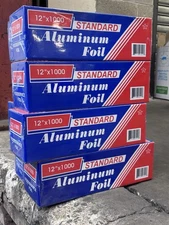 Standard Heavy Duty Aluminum foil roll 12 x 1000