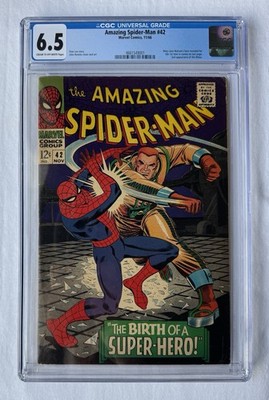 Amazing Spider-man #42 - CGC 6.5 - Key issue - 2nd Appearance Of Rhino