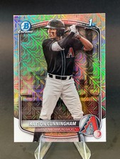 Kayson Cunningham; Mojo; High School; 2025 Bowman Chrome 1st Draft; #BDC-84