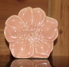 Vintage Unmarked McCOY Pink Porcelain Flower Wall Pocket Vase Planter