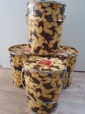 4 x Gebäck Dose - Plätzchen Dose mit Deckel, wie neu, aus Blech