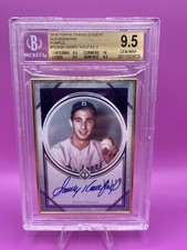 Topps 2018 Transcendent Sandy Koufax Purple Auto /10 BGS 9.5 Dodgers