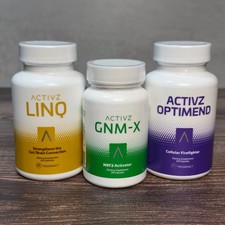 ACTIVZ Trifecta GNMX  LINQ  OPTIMEND - Brand New/Sealed Exp 11/2026