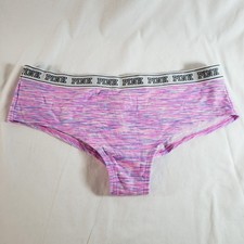 Victoria's Secret PINK Extra Low Rise Cheekster Medium Rainbow Marl Cotton