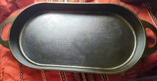  BSR Birmingham Stove Range 3052D Cast Iron Oval Shallow Fish Fryer Pan