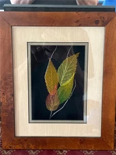 Hand Processed ZELKOVA ELM LEAF ART - LTD ED.  Booker Morey 10/2875 -  NICE!