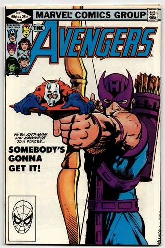 The Avengers #222 Marvel Ant-Man Hawkeye Team-Up 1982