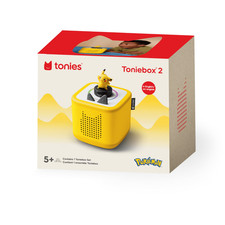 TONIES POKEMON PIKACHU Toniebox 2 Audio Player Bundle W/Smart Bedtime & WakeUp