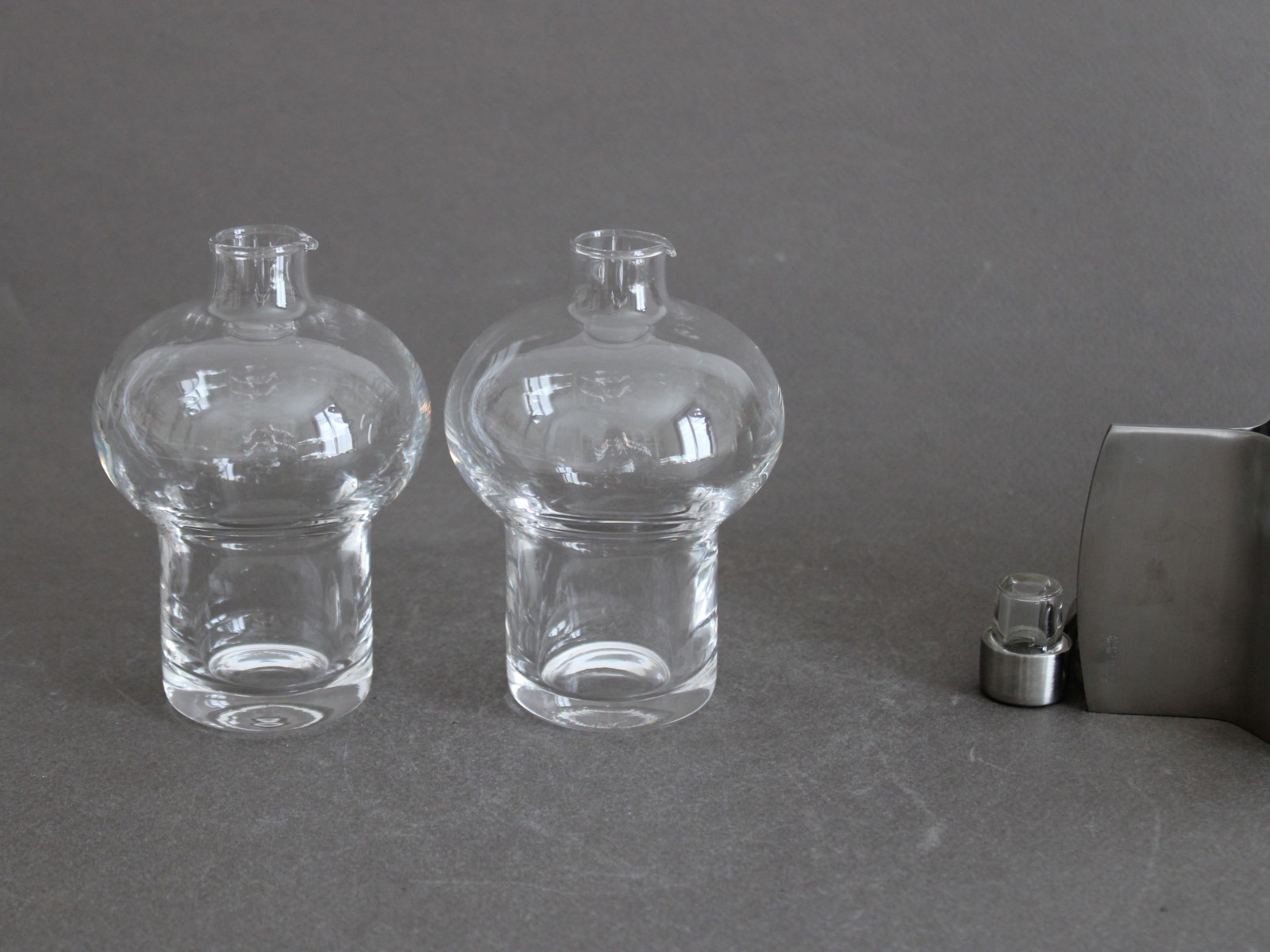 ZANI & ZANI oil vinegar set, Vintage 1980s, Nencioni Moleri, Italy modern design