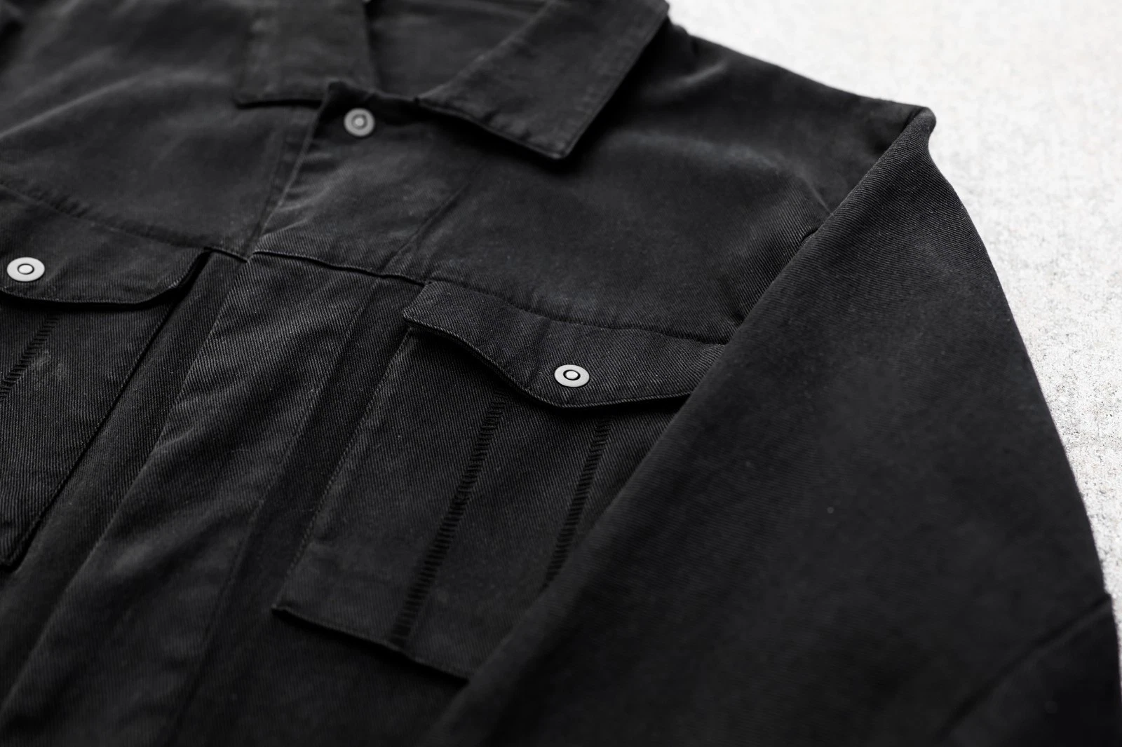 11 by Boris Bidjan Saberi S1B Object Dyed Jacket Medium - product detail image 3