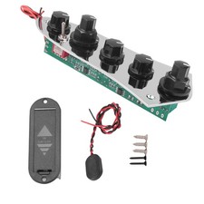 2X(5 Jazz   Loaded Wired Control Plate for 4/5 String  Guitar Parts J4E6)9266