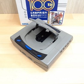 Sega Saturn console in Box bundle with 3 games Japan 1 million units Campain
