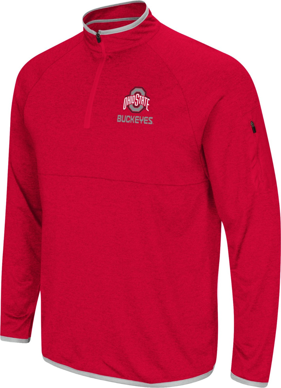 Colosseum Mens Ohio State Buckeyes Scarlet Rival Pullover Shirt Red M 3890₽