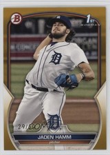 2023 Bowman Draft Gold 29/50 Jaden Hamm #BD-154 1o1b