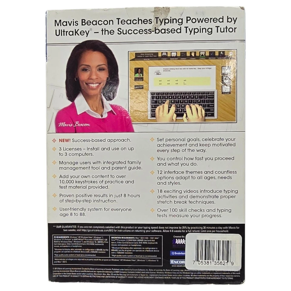 Mavis Beacon Teaches Typing Family Edition PC Mac DVD - Image 2 of 2