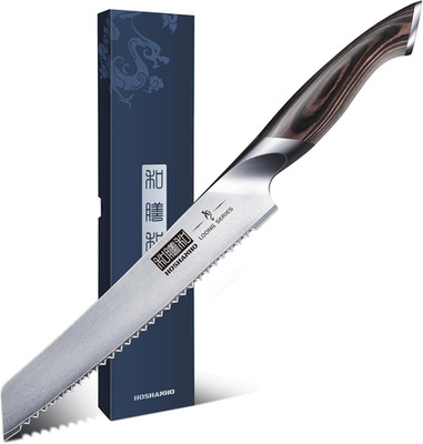 Bread Knife 8 Inch, Japanese High Carbon Stainless Steel Serrated Bread Knife...