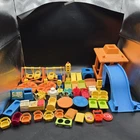 vintage little people Fisher-Price Furniture And Other Accessories Lot Of 54 Pcs