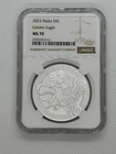 2023 Malta Silver 1oz Golden Eagle NGC MS 70. Free Shipping!