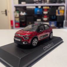 1:43 Norev Citroen C3 2020 Rouge Elixir Red Diecast Model