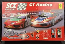 Slot Track 2009 SCX Compact GT RACING Ferrari Car Box Set 1:43 New Collectors