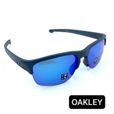 New and OAKLEY SLIVER 9414 0663 Polarized PRIZM Blue Sunglasses Eyewear