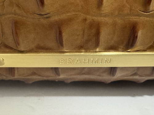 Brahmin Duxbury Weekender Toasted Almond Umhängetasche Beuteltasche Etikett Staubbeutel - Bild 2 von 11