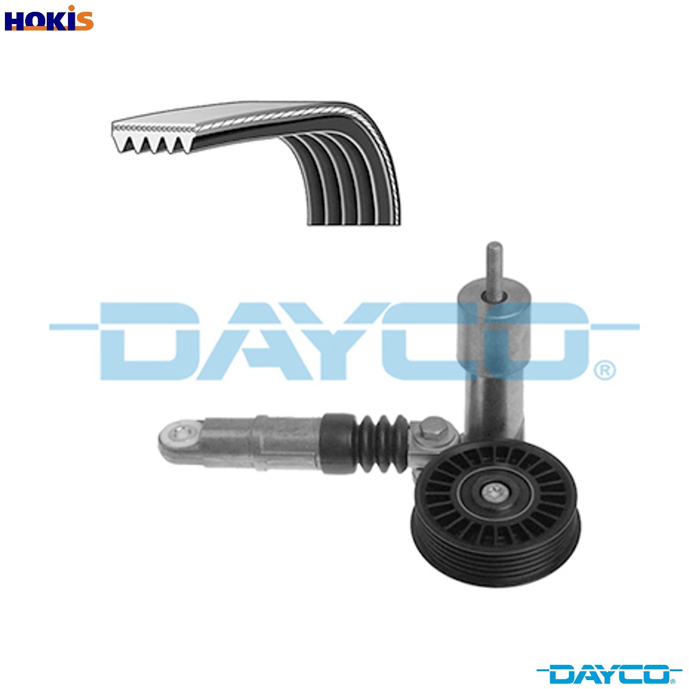 VRIBBED BELT SET KPV254 FOR VW GOLF/IV/Mk JETTA AUDI A4/S4 AZH/AZJ/AQY 2.0L 4cyl