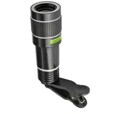 20X Zoom Adjustable Clip On Telephoto Lens External Mobile Phone Camera