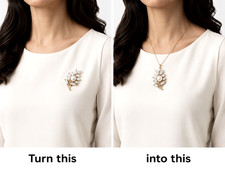 Convert Pin Or Brooch To Necklace Or Pendant ...