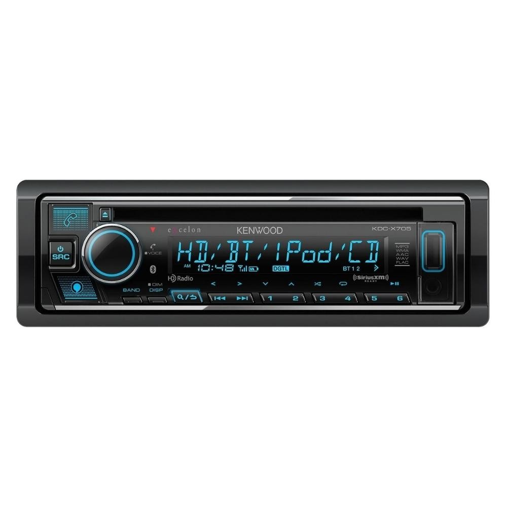 Kenwood Excelon KDC-X705 Single-DIN CD with Bluetooth and Am