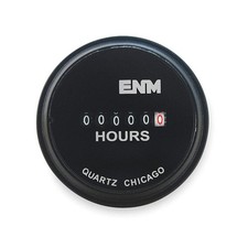 ENM T50A479 Hour Meter,Electrical,2.31 in,Round 2PAZ4