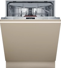 Neff N50 S155HVX00G Fully Integrated Dishwasher, Stainless Steel